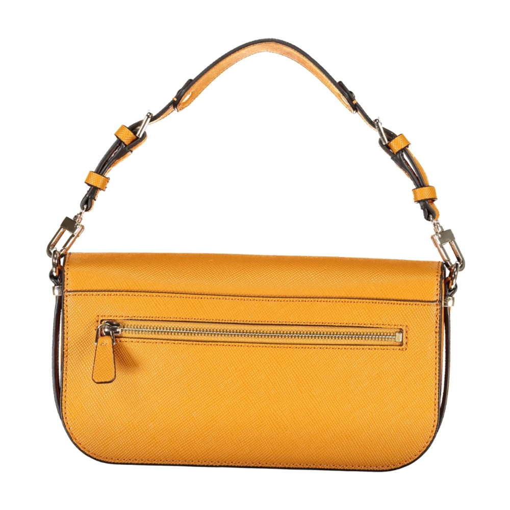 Guess Oranje Schoudertas Brynlee met Verstelbare Handvat en Riem Yellow Dames