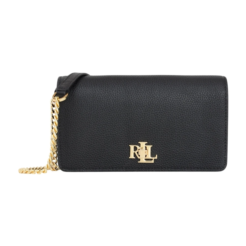 Ralph Lauren Zwarte Crossbody Tech Case Schoudertas Black Dames