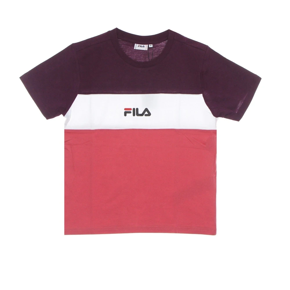 Fila Kleur blok korte mouw Tee Multicolor Dames