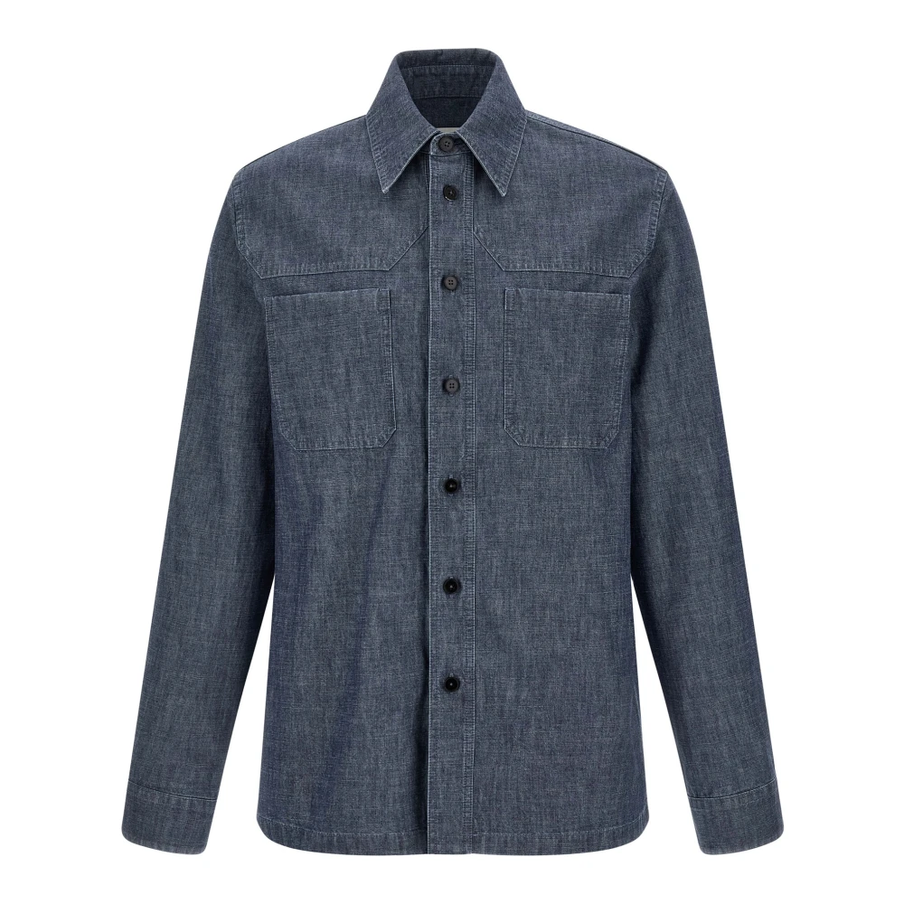 Jil Sander Herren Blau Shirts, Xlgröße: