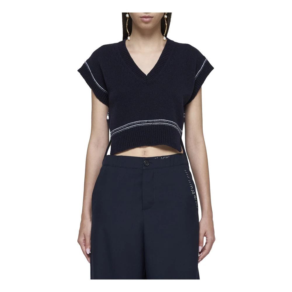 Marni Modieuze Sweaters Blue Dames