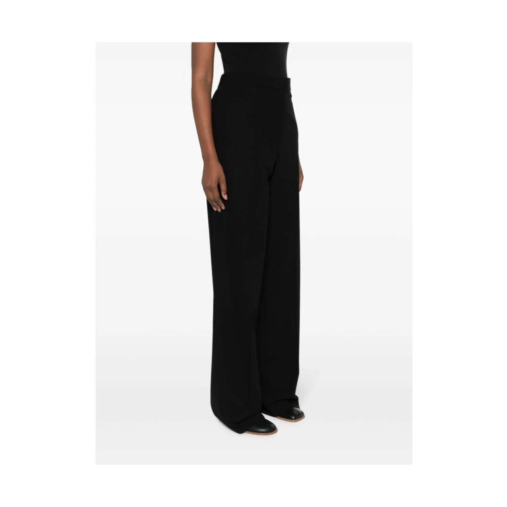 Calcaterra Straight Trousers Black Dames