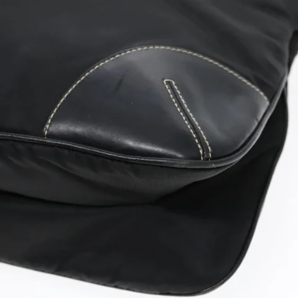 Prada Vintage Pre-owned Leather prada-bags Black Dames