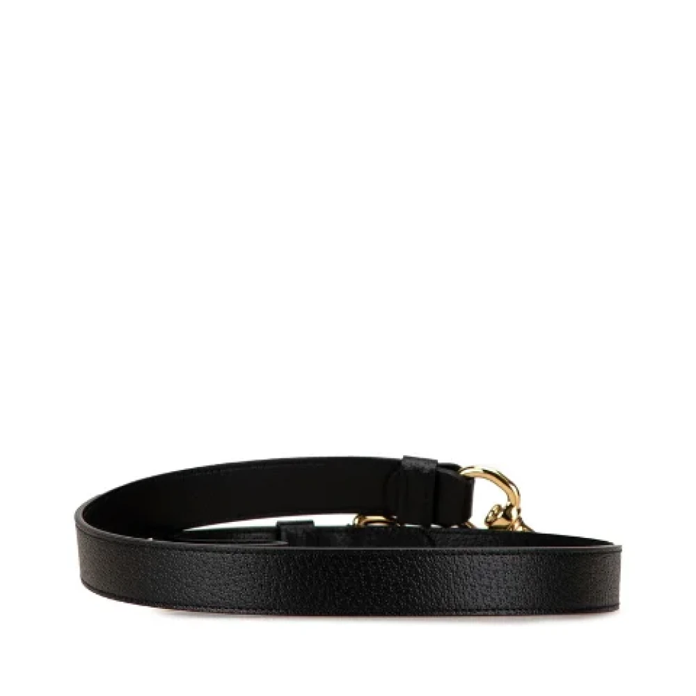 Gucci Vintage Pre-owned Leather home-office Black Dames