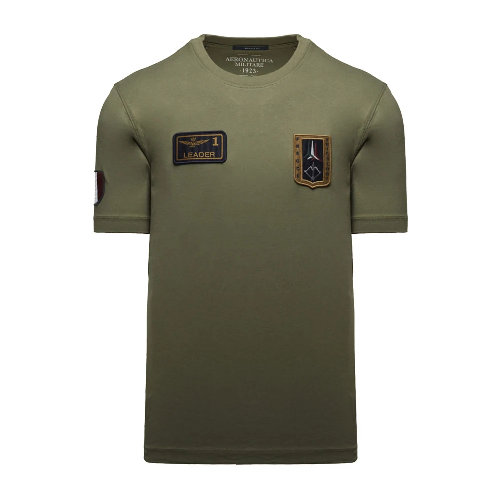 Aeronautica Militare Men's Green 261Ts2544 T-Shirt - T-Shirts - L - Tops