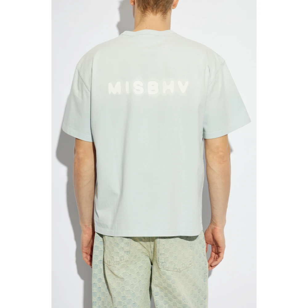 Misbhv T-shirt met logo Blue Heren
