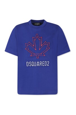 t-shirt-en-coton-bleu-a-manches-courtes