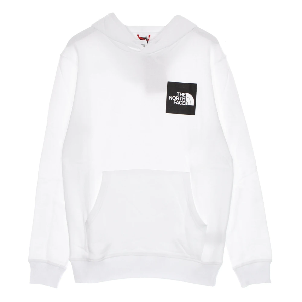 The North Face Men's White Fine Hoodie Long Sleeve Sweatshirt
