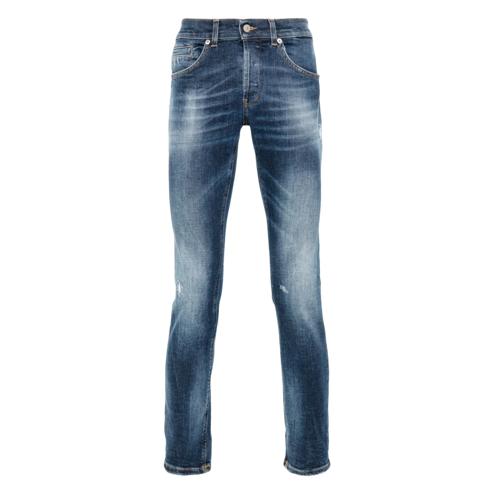 Dondup Skinny Indigo Biologisch Katoen Jeans Blue Heren