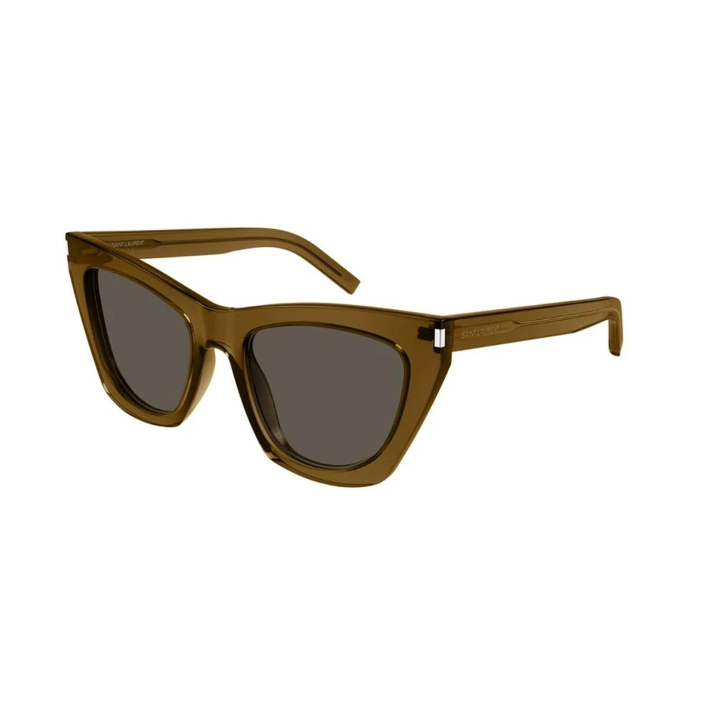 Saint Laurent Unisex Brown Sunglasses, 55 Mm, Authentic Kate Glasses With Premium Quality