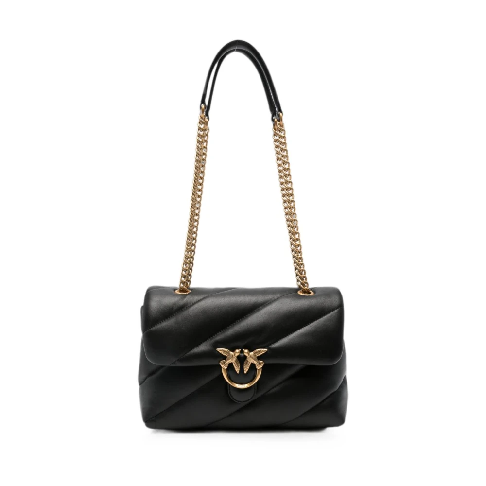 Pinko Black Love Puff Classic Small - Female - Shoulder Bags - One Size - Bags