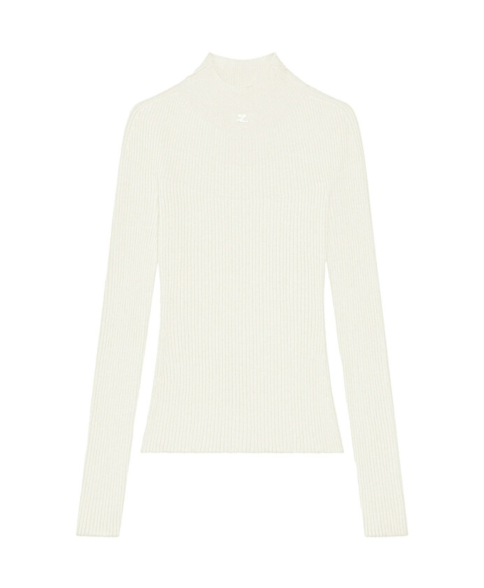 beige-ribbed-mock-neck-sweater