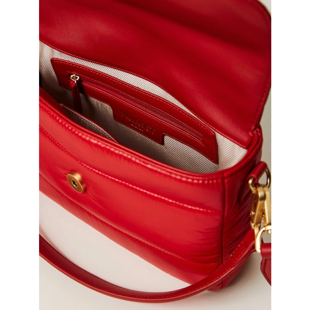 Twinset Rode Schoudertas 'Amie Ski' Red Dames