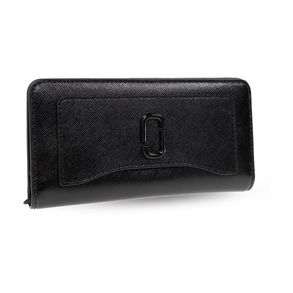 Marc Jacobs Portemonnee met logo Black Dames