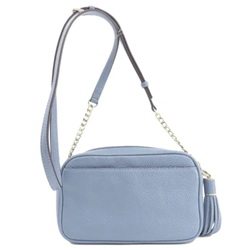 Michael Kors Pre-owned Leather shoulder-bags Blue Dames