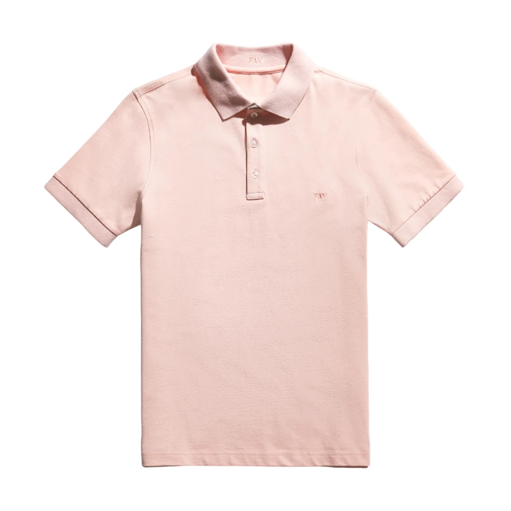 Fay - Tops > Polo Shirts - Pink - Fay - Modalova