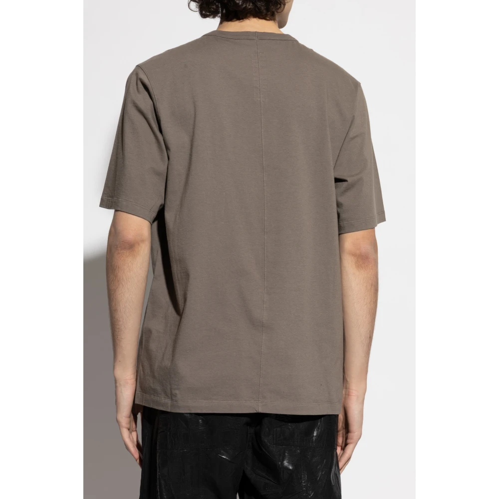 Rick Owens T-shirt Brad T Brown Heren