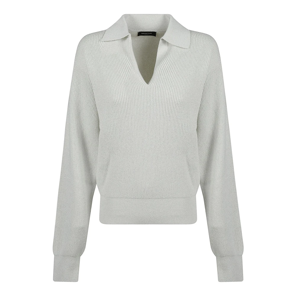 Fabiana Filippi Stijlvolle Sweater Collectie Gray Dames