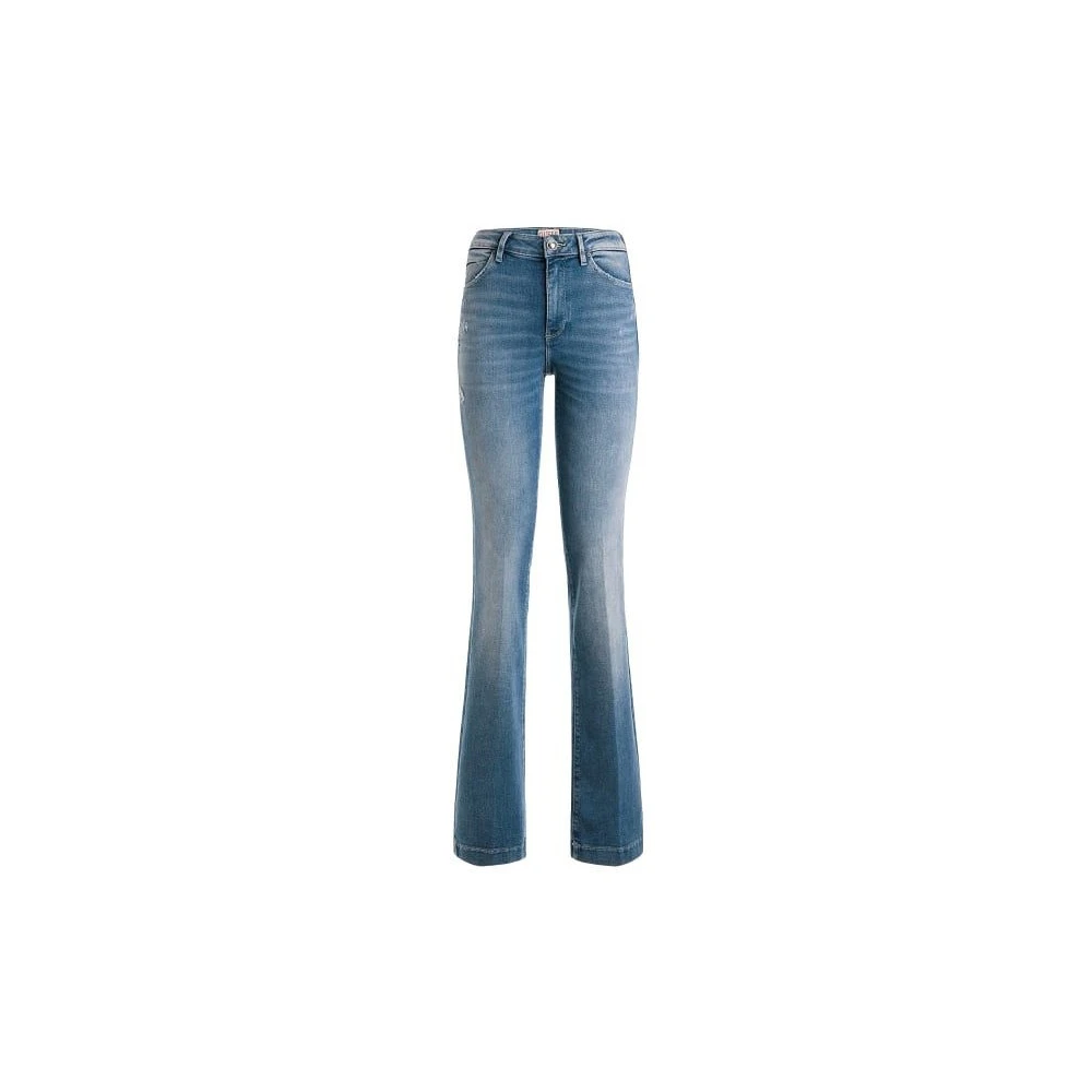 Guess Boot Straight Jeans Blue Dames