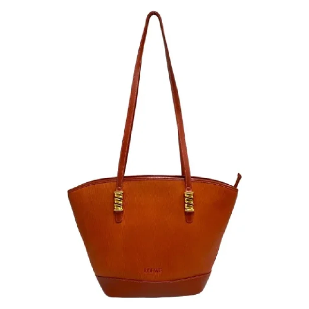 Loewe Pre-owned Leather totes Red Dames
