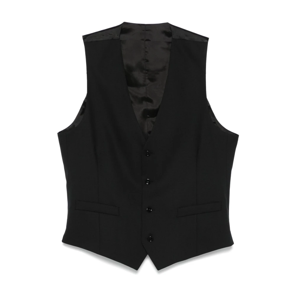 Lardini - Jackets > Vests - Black - Lardini - Modalova