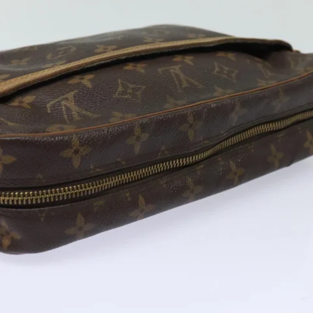 Louis Vuitton Vintage Pre-owned Canvas clutches Brown Dames