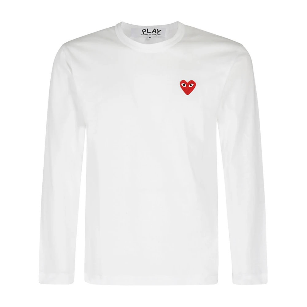 Comme des Garçons Play Casual Play T-shirt White Heren