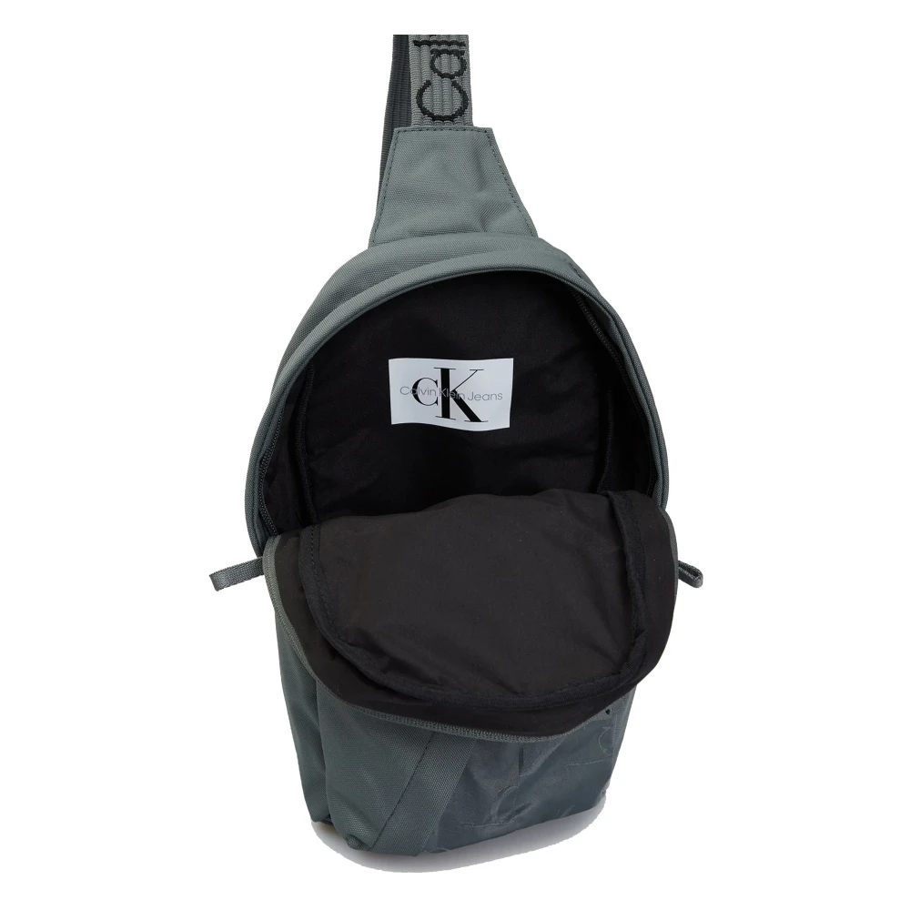 Calvin Klein Jeans Schuine Logo Tas Green Heren
