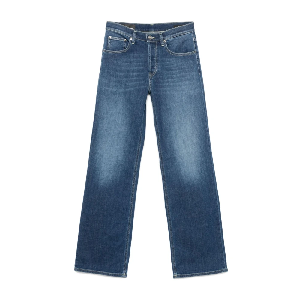 Dondup Blauwe Denim Jeans Blue Dames