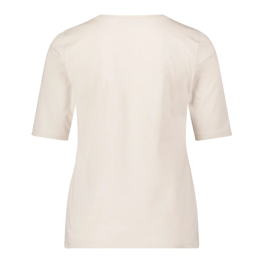 Betty Barclay Klassieke Ronde Hals Shirt Beige Dames