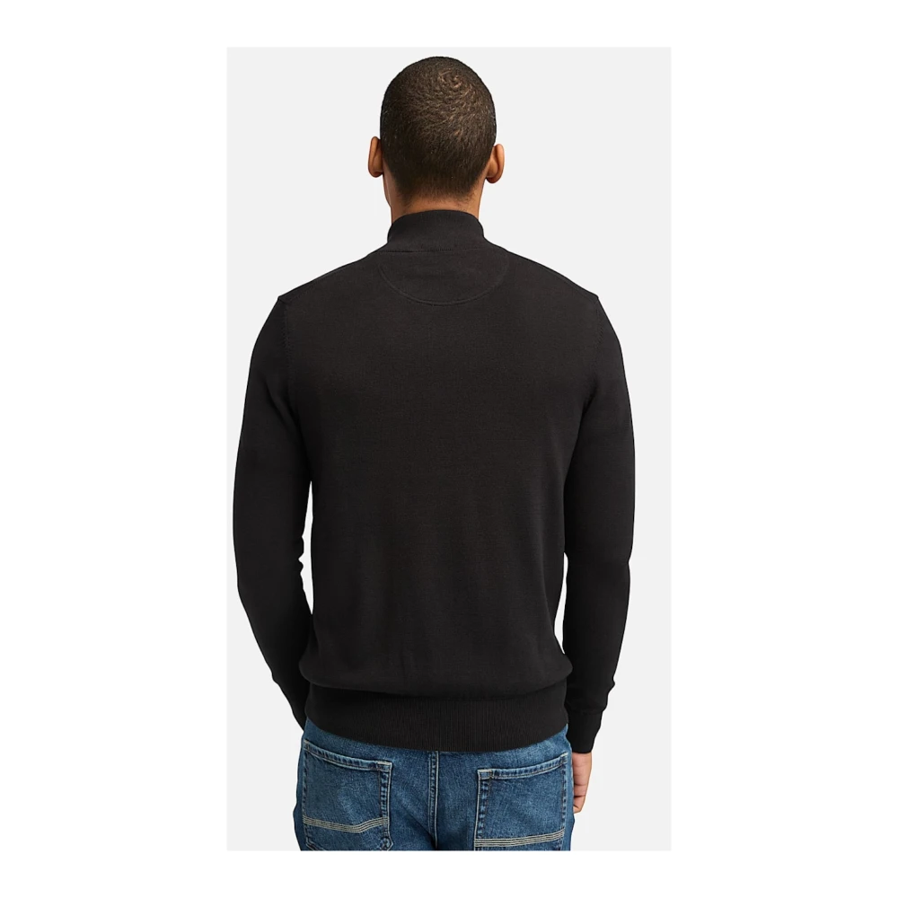 Timberland River Zip Cardigan Sweater Black Heren