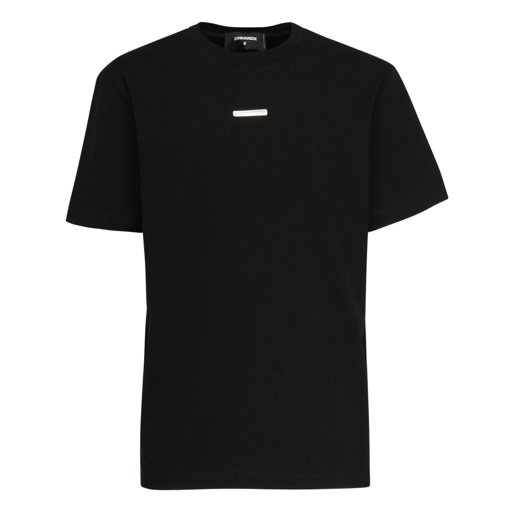 Dsquared2 Zwarte T-shirt en Polo Collectie Black Heren