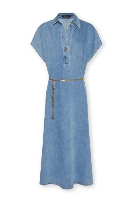 Denimklänning med bä