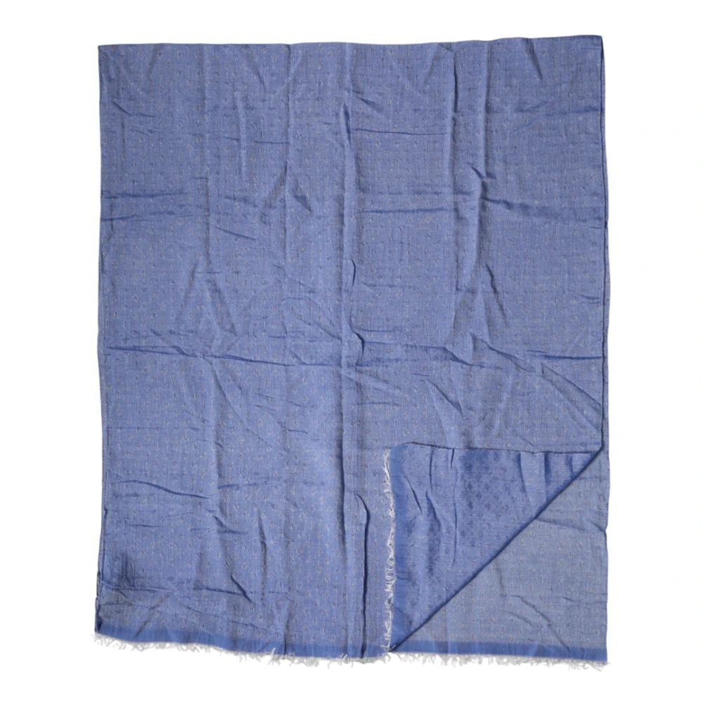 Dolce & Gabbana Unisex Blue Scarves, One Size, Lace Stole