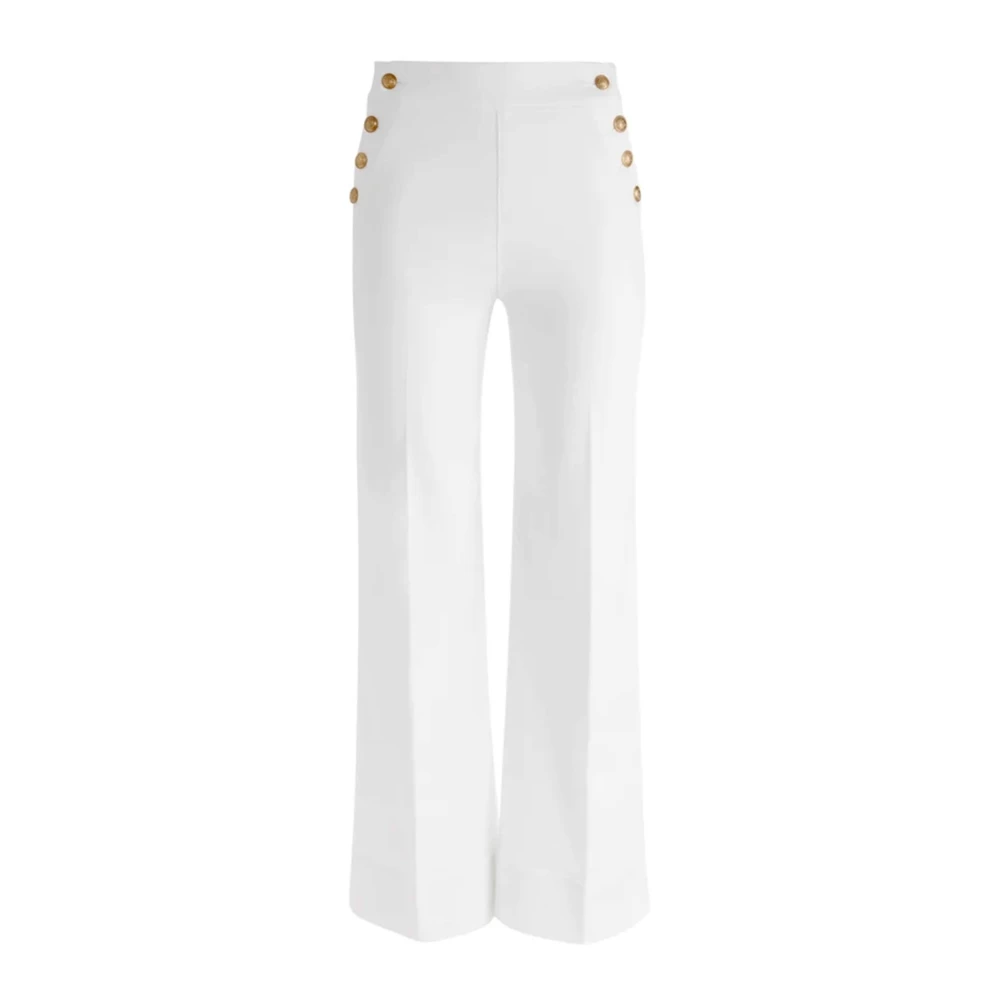 Alice + olivia Beige Wide Leg Jeans Beige Dames