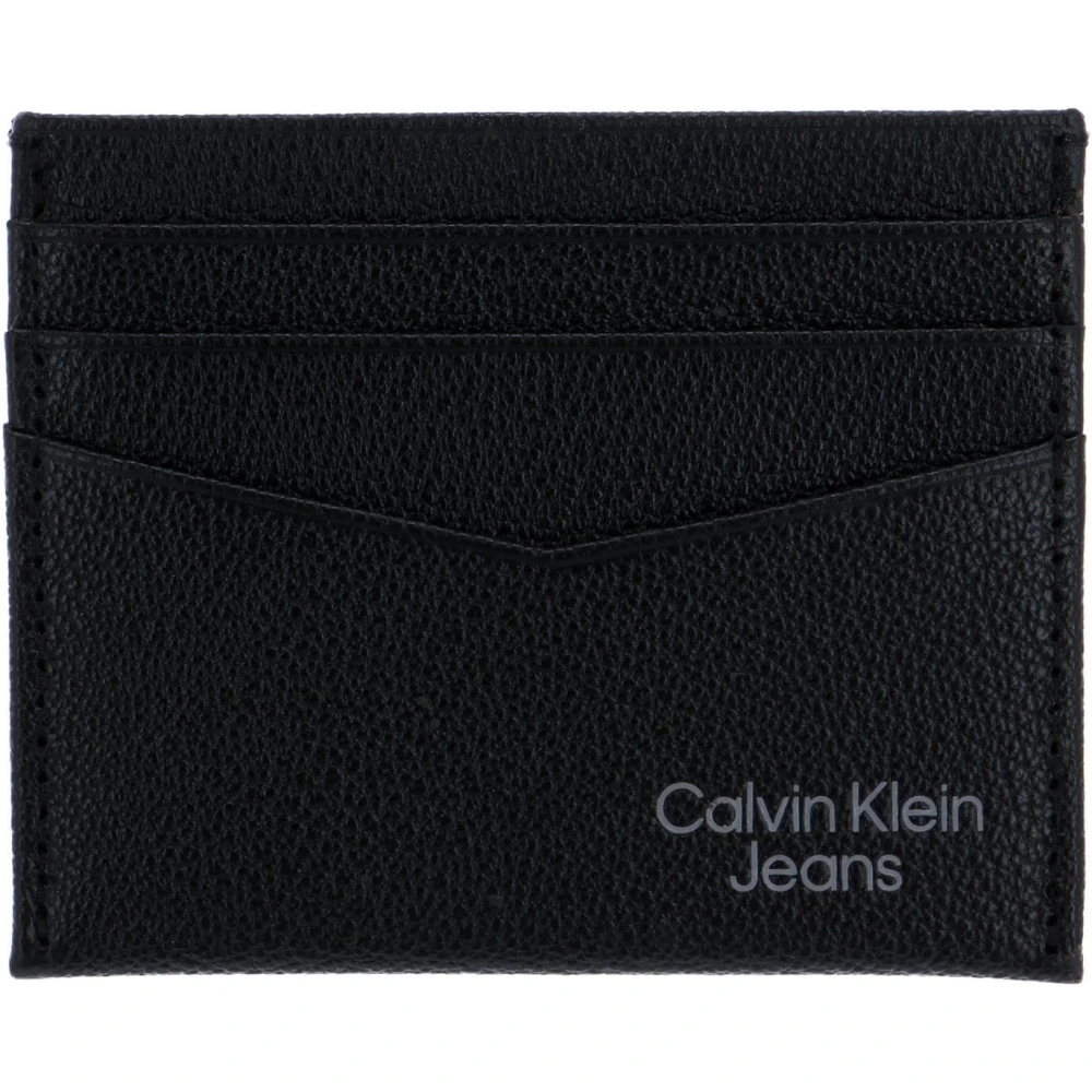 Calvin Klein Men's Black Leather Cardholder