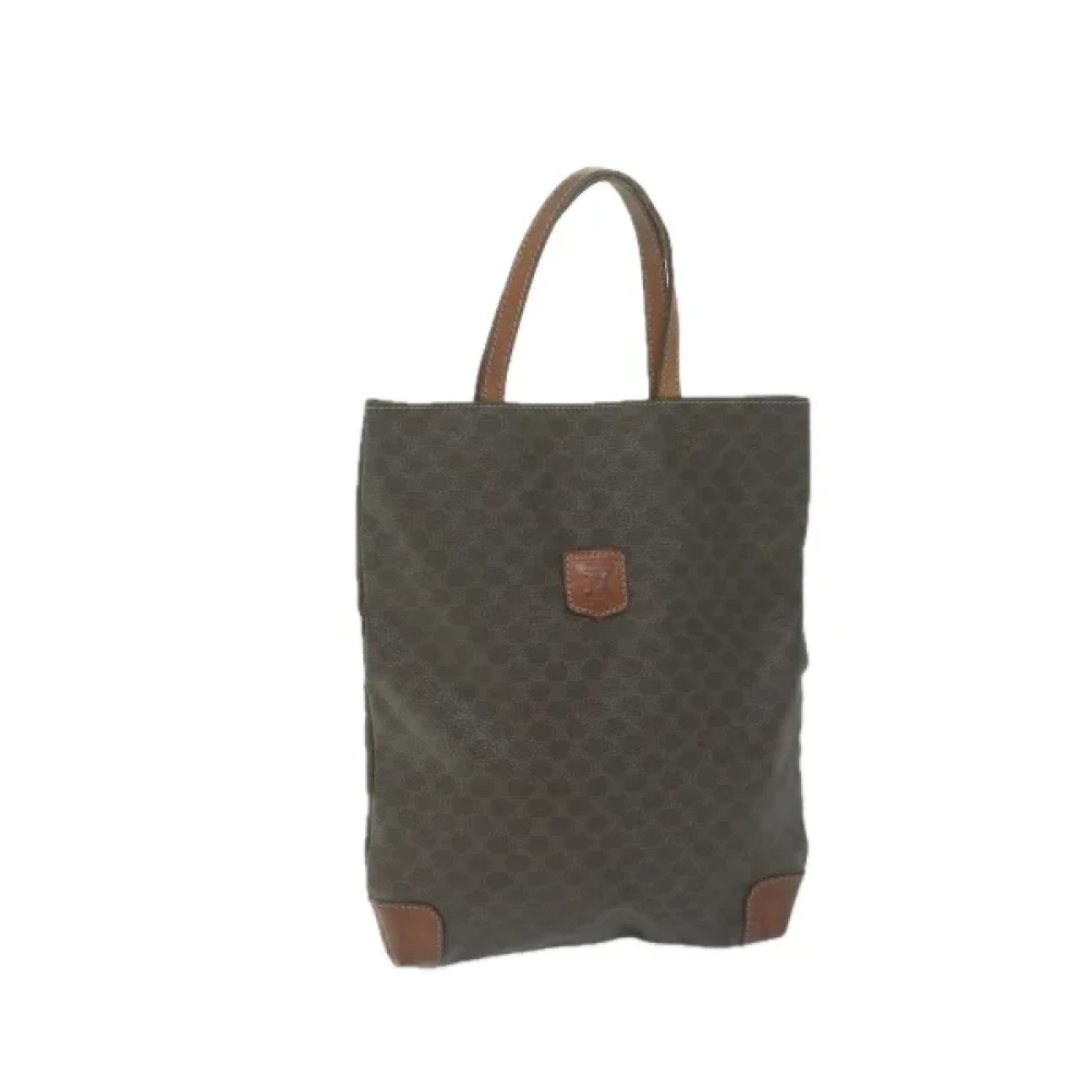 Celine Vintage Pre-owned Leather handbags Brown Dames