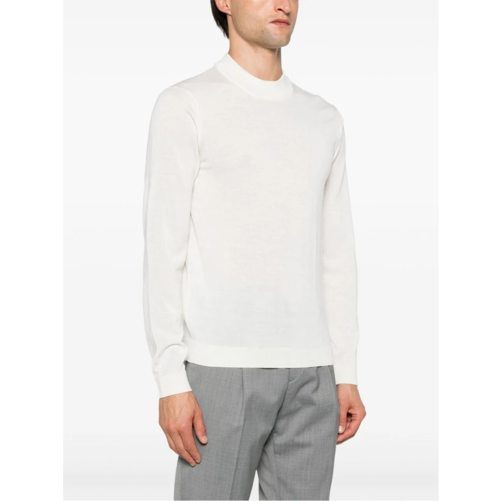 Roberto Collina Elegante Ecru Gebreide Kleding Aw24 White Heren
