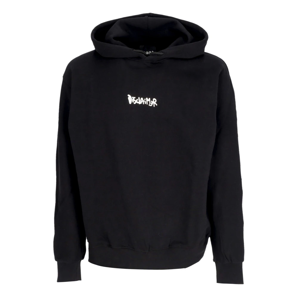 Disclaimer Zwart Wit Hoodie Black Heren