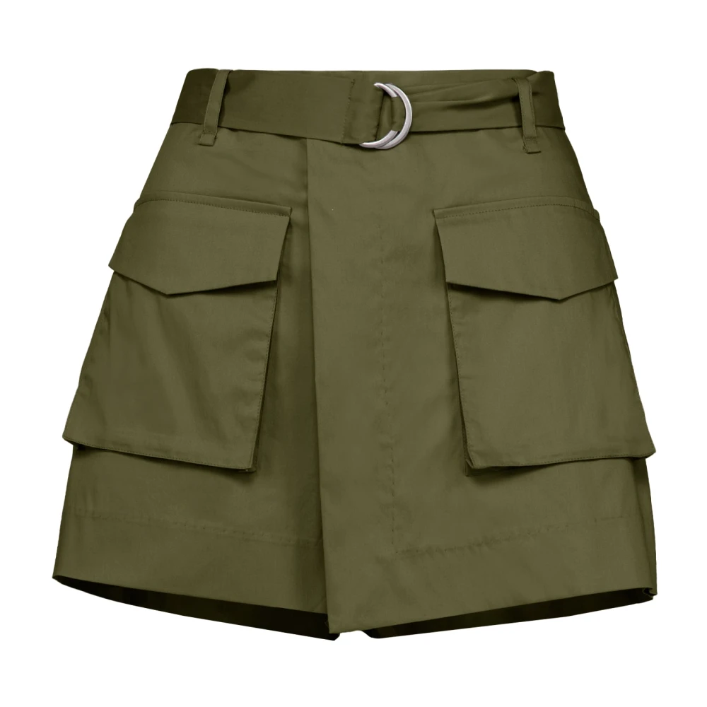 Bomboogie Mujer Verde Pantalones Cortos, Talla: 2XS