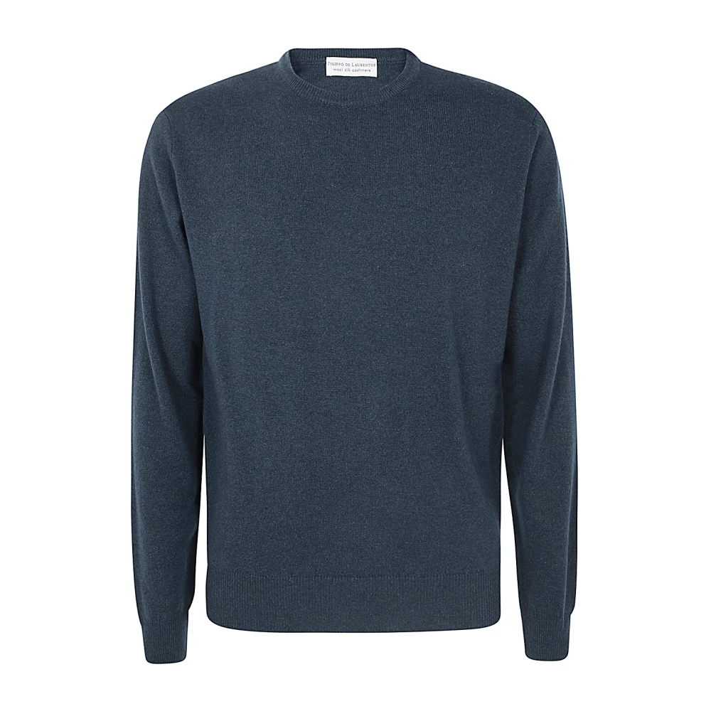 Filippo De Laurentiis Groene Longsleeve Ronde Hals Top Green Heren