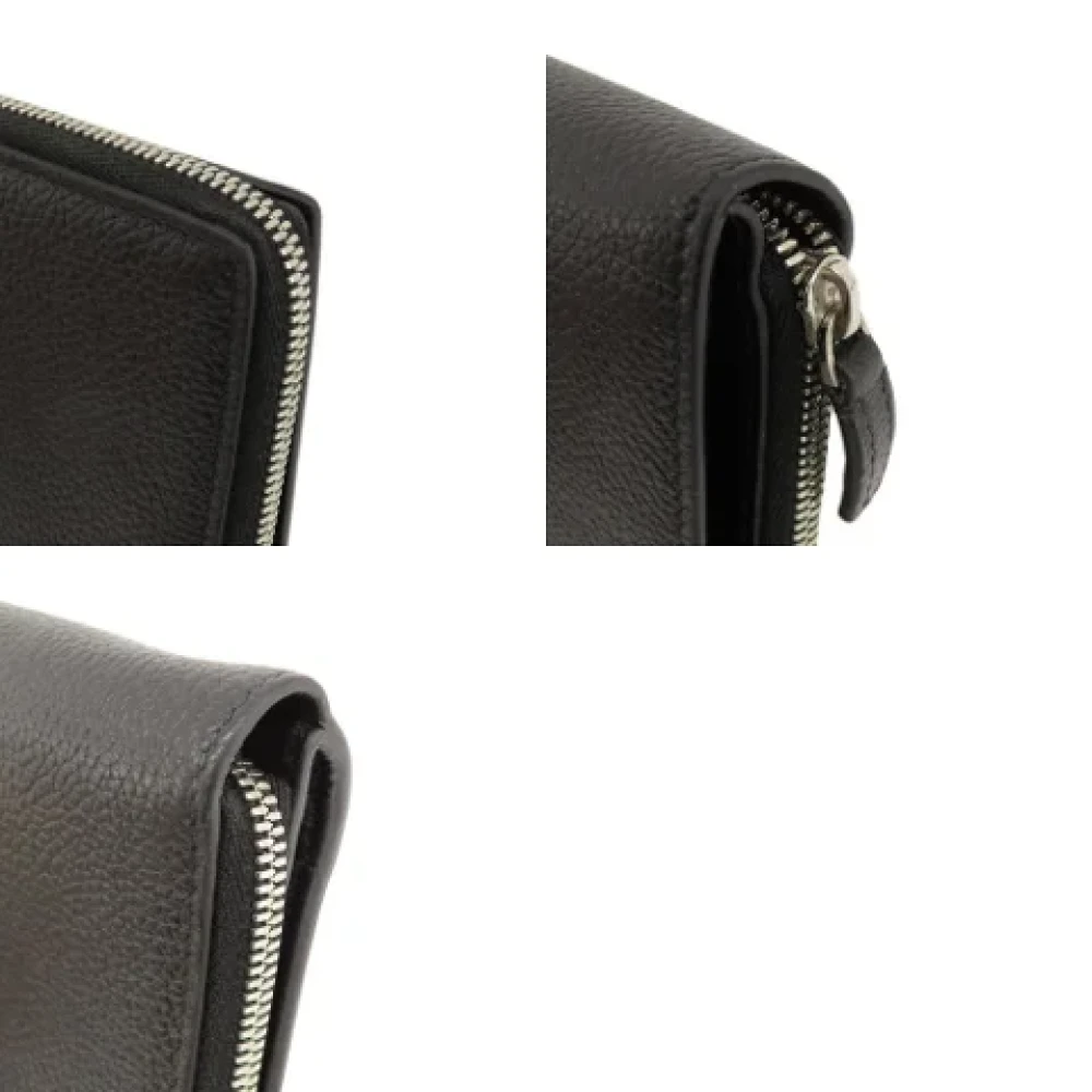 Balenciaga Vintage Pre-owned Leather wallets Black Dames