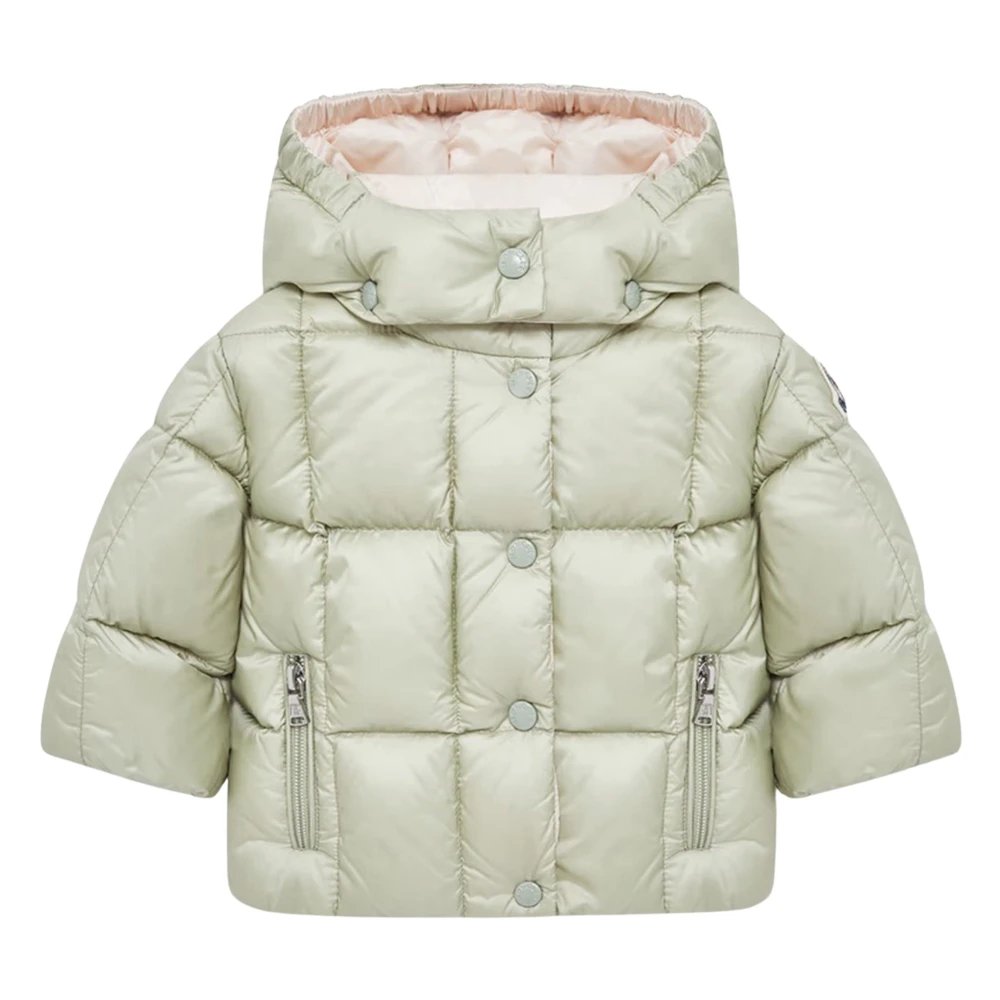 Moncler Green Winter Jackets, Female, 3 Y, Padded Parana Jacket For Baby Girls