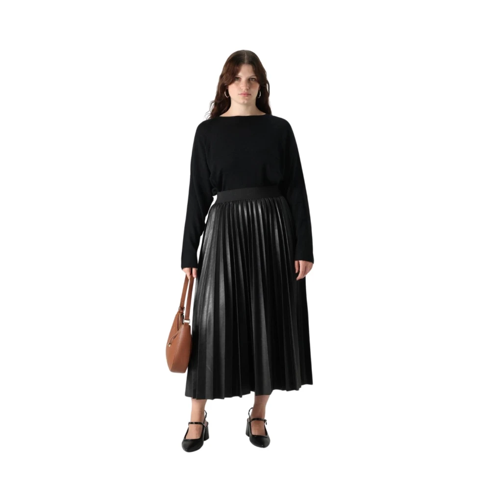 Marina Rinaldi Elegante Zwarte Rok voor Vrouwen Black Dames
