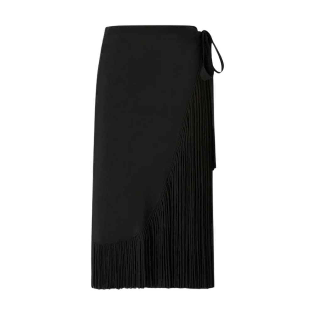 Pinko Femme Noir Jupes, Taille: 38 Fr Bacedasco Wrap Skirt
