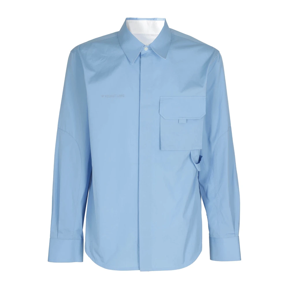 Helmut Lang Klassieke Overhemd voor Mannen Blue Heren