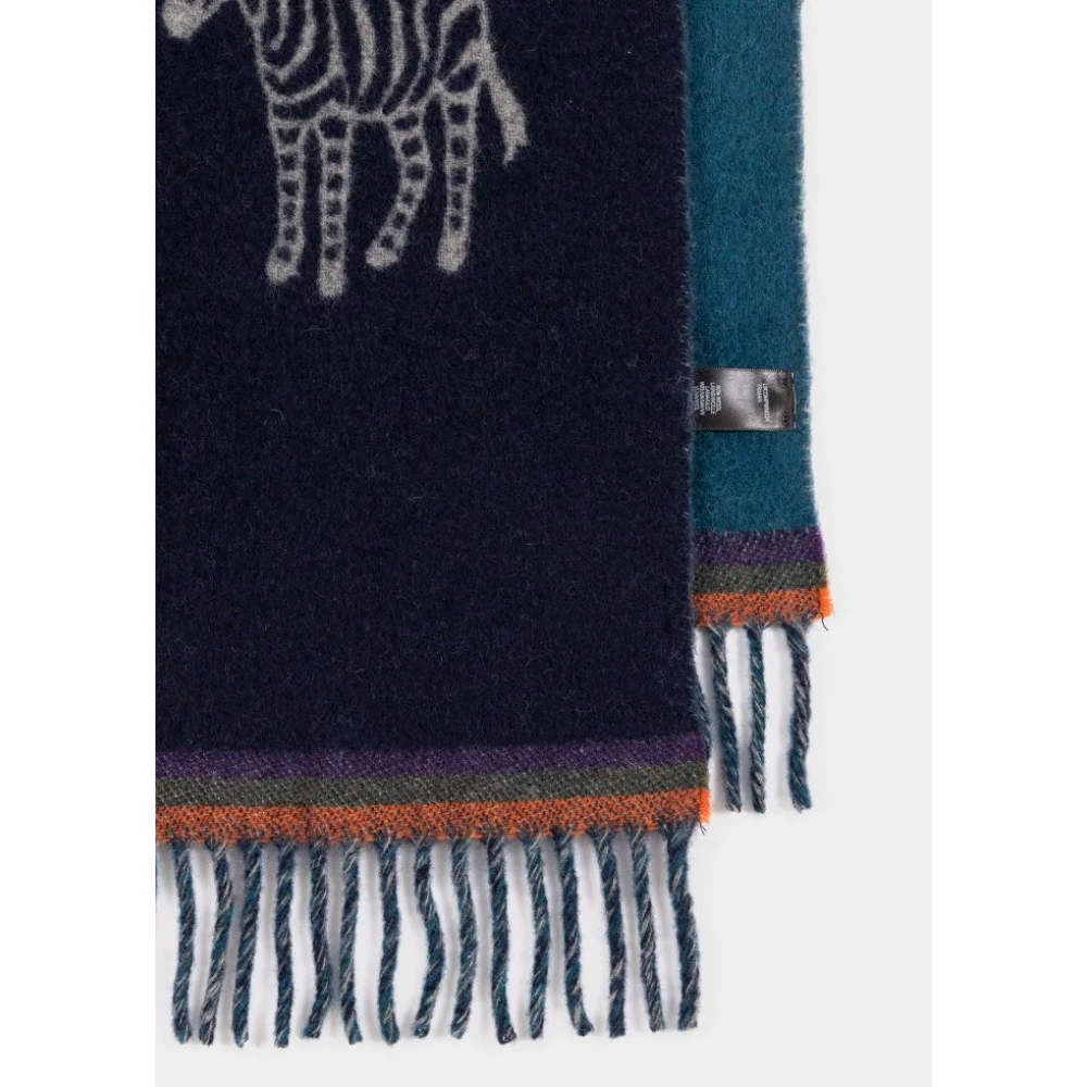 PS By Paul Smith Stijlvolle Sjaal voor Mannen Blue Heren