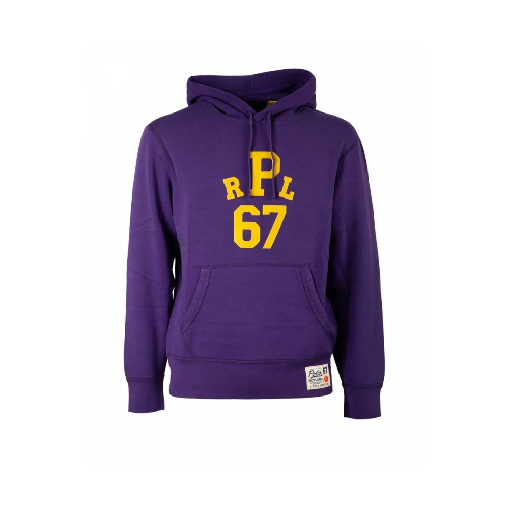 Polo Ralph Lauren Lange Mouw Sweatshirt Purple Heren