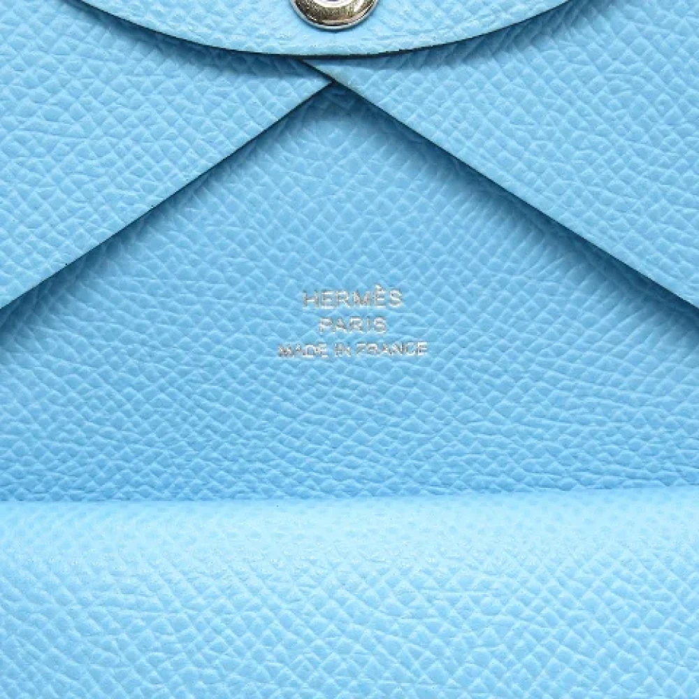 Hermès Vintage Pre-owned Leather home-office Blue Dames