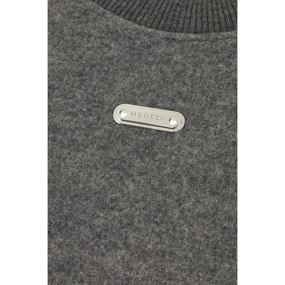 alexander mcqueen Stijlvolle Sweatshirts voor een Trendy Look Gray Heren